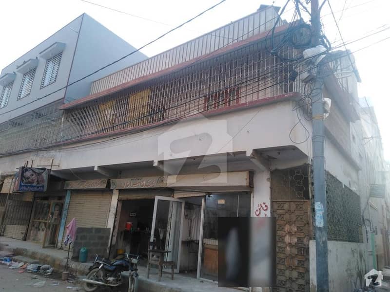 Double Storey House With Shops Available For Sale