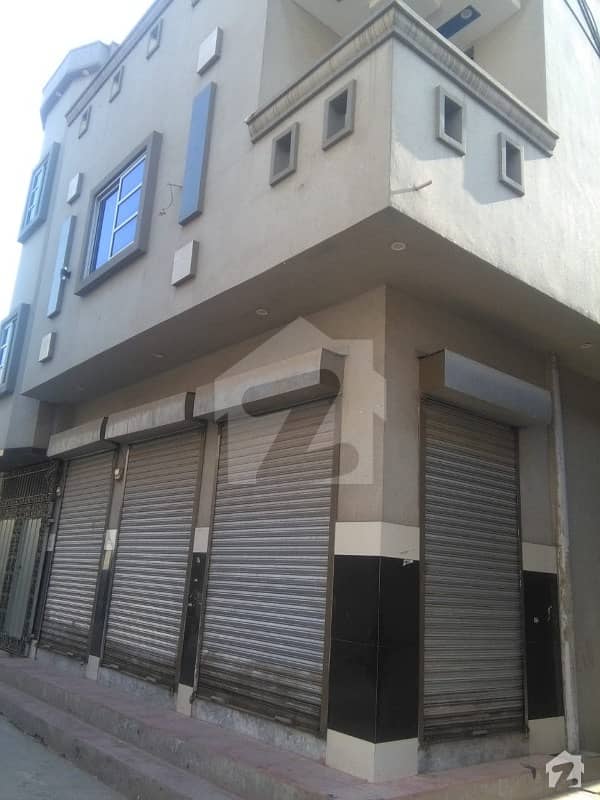 Corner Semi Commercial Brand New Double Storey 3 shops House Is Available For Sale