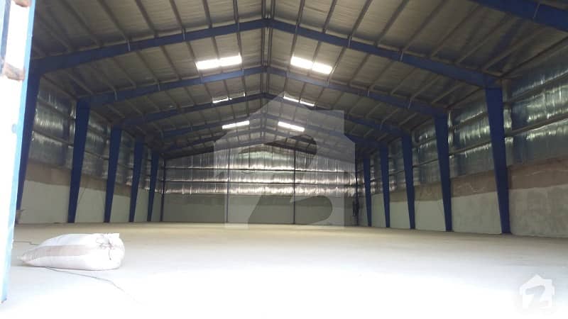 Warehouse Storage Space 30000 Sq. ft Covered With 50kva Electricity Connection Vacant For Rent