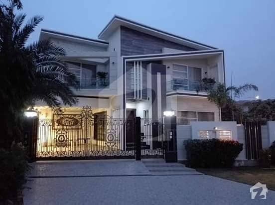 Corner Location Extraordinary Design Luxurious Furnished 1 Kanal Bungalow Basement Theater In Dha Lahore