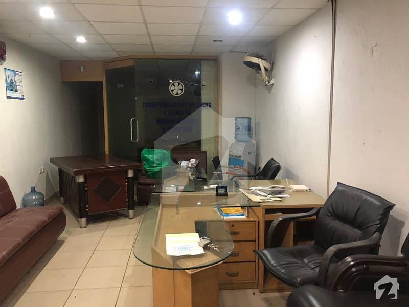 Furnished Office Is Available For Rent With Cabinets Ac Tables And Furniture