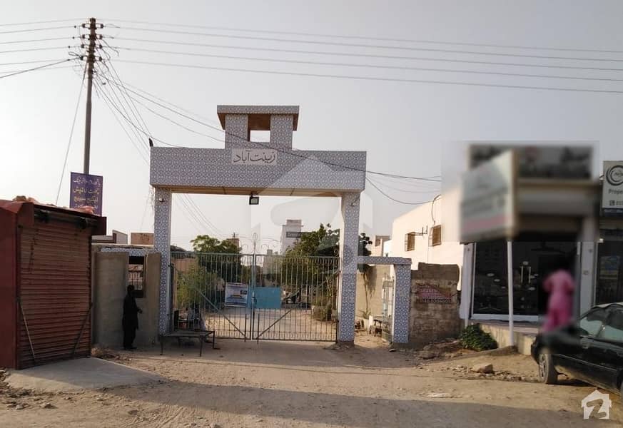 240 Sq. Yard West Open Plot Available For Sale In Zeenatabad
