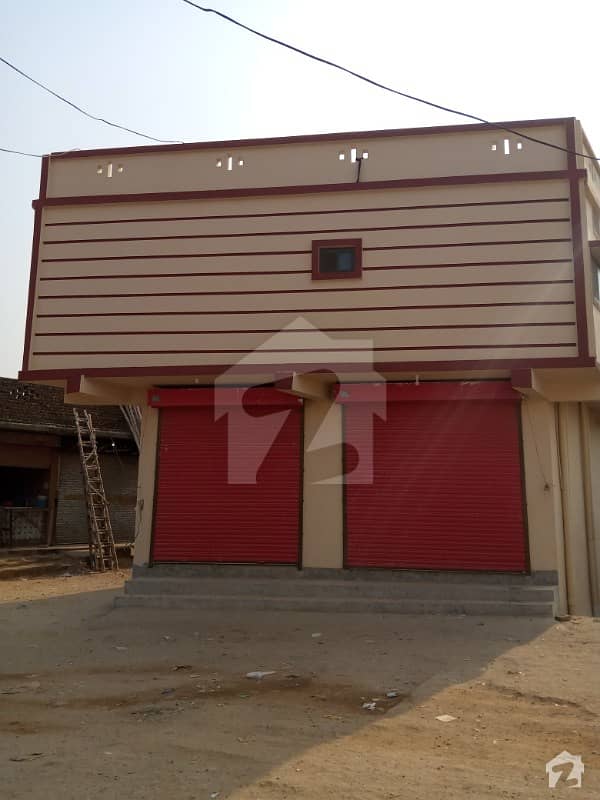 5 Marla Double Storey Plaza For Sale - 2 Big Shops With 3 Flat