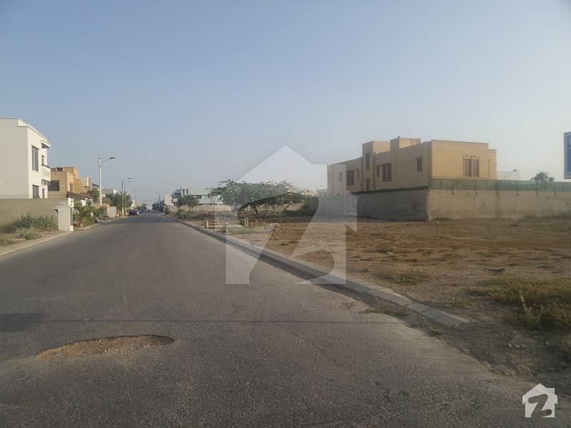 500 Sq Yards Plot 20th Street Khayaban E Tanzeem West Open