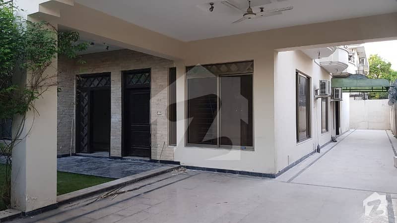 F-7 - Beautiful Ground Portion For Rent With Green Lawn - Separate Entrance