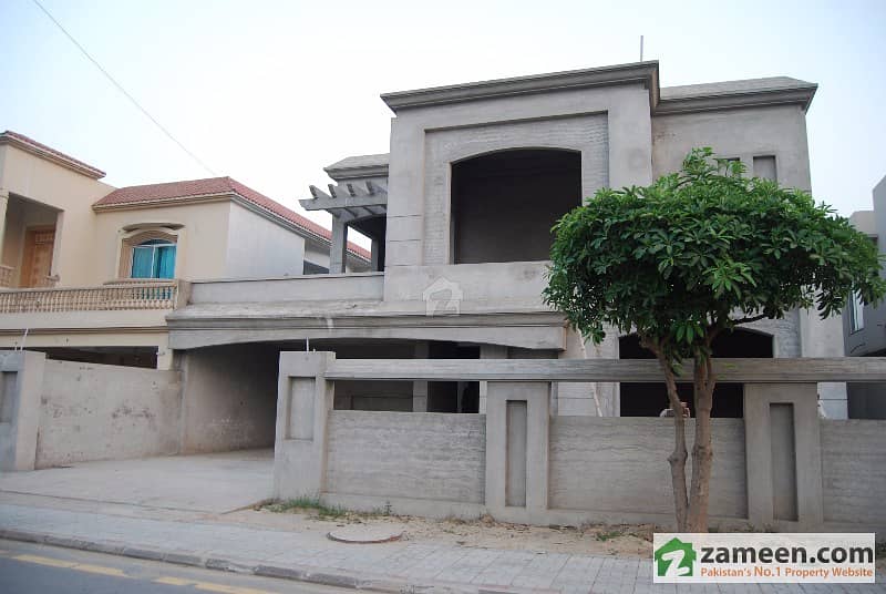 1 Kanal Grey Structure House A++ Construction With Basement On Main Boulevard Sector C Bahria Town Lahore