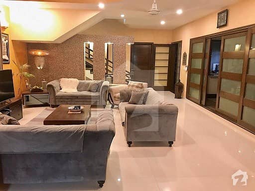 500 Yards Artistic Designed Top Class Fully Furnished Almost New 1 Year Old Bungalow With Basement For Rent