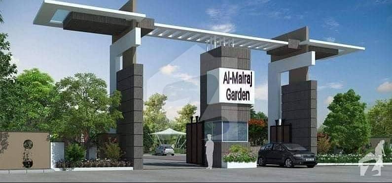 6 Marla Commercial  plot for sale on installments in Al Mairaj Garden Islamabad