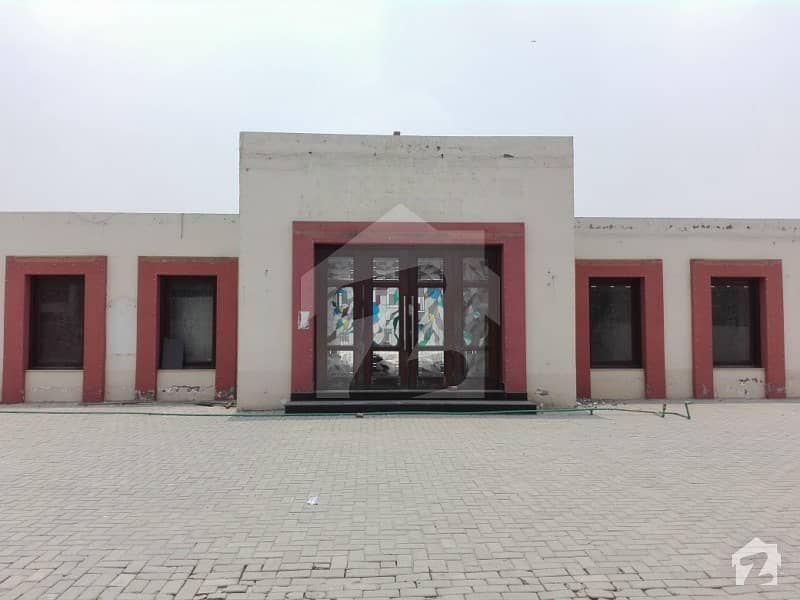 132 Marla Commercial Plot Is Available For Sale In Ibrahim Villas Canal