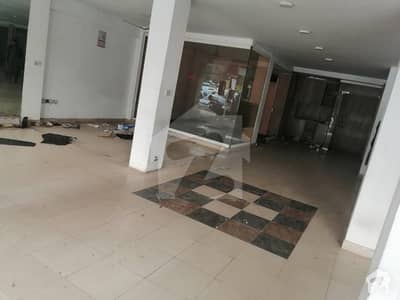 Ground Floor Shop At Very Good Location For Rent In Blue Area