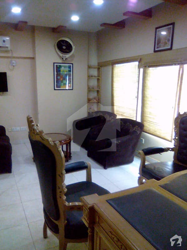 Fully Furnished 600 Sq Ft 1st Floor Available For Rent On Main Tariq Road