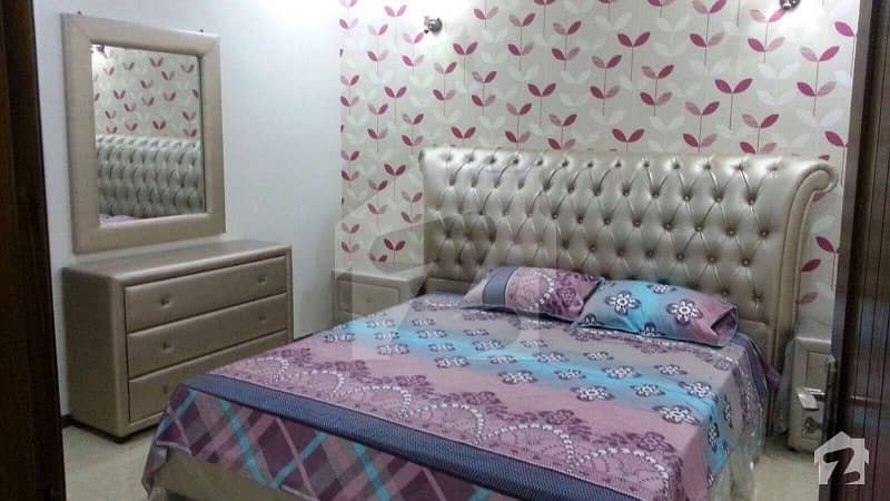 1 BAD FLAT FULLY FURNISHED FOR RENT IN GULBAHAR BLOCK SECTOR C BAHRIA TOWN