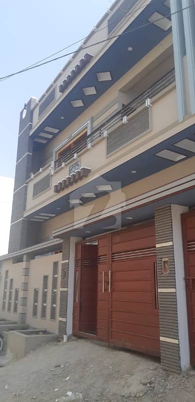 120 Sq Yards Super Style Double Storey House For Sale At Block 5 Saadi Town