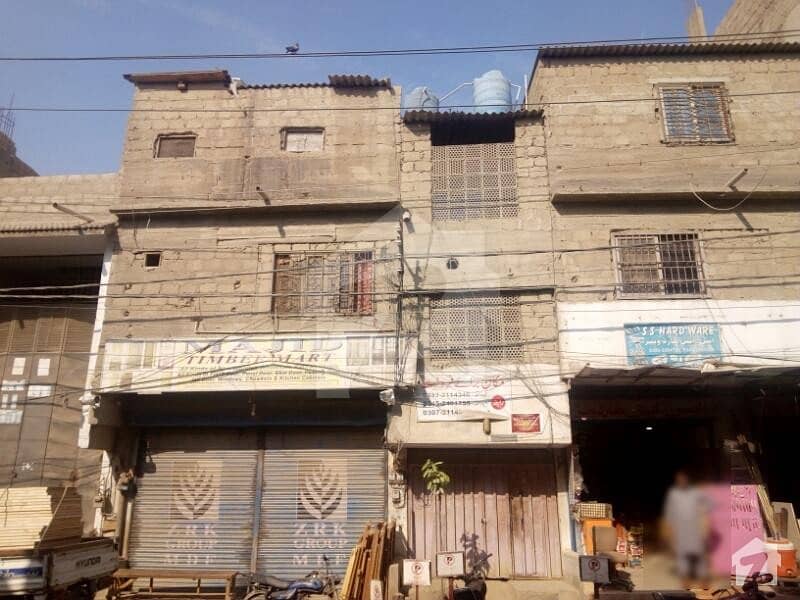 Ground+One Floor House For Sale With Four Shops For Sale