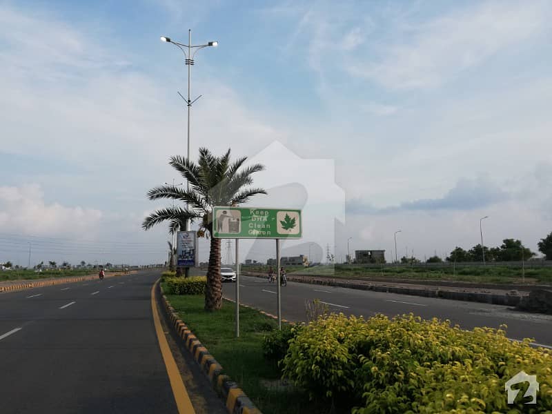 In Front Of Defence Raya 10 Marla Unique Top Most Demanded Location Plot In K Block Phase 6 DHA Lahore