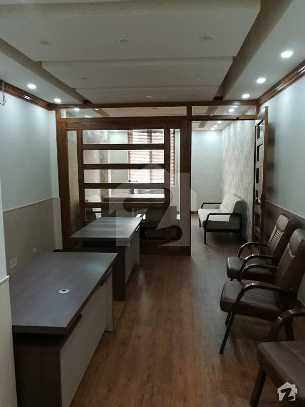 Office Space 11 X 38  Fully Furnished On 3rd Floor Facing Double Roadbizzon Plaza F11 Markaz Islamabad