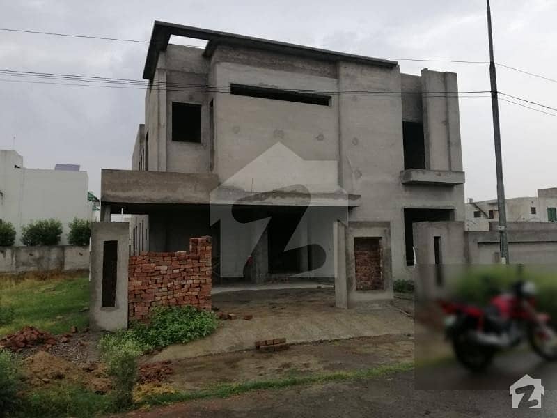 Beautiful Builder Location 1 Kanal Gray Structure House For Sale In C Block Eden City Lahore