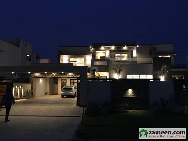 2 Kanal Brand New Double Unit Full Basement Corner House Available For Sale In Hbfc  Near To Dha