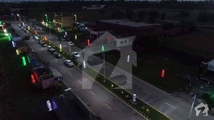 Bahria Town 8 Marla Commercial Plot For Sale Mian 100ft Road