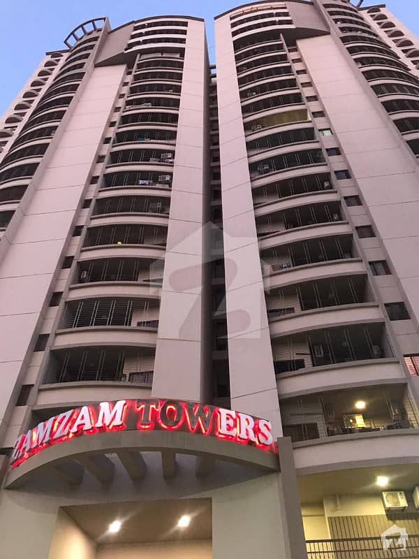 3 Bed Well Maintained Flat For Rent In Zamzam Towers