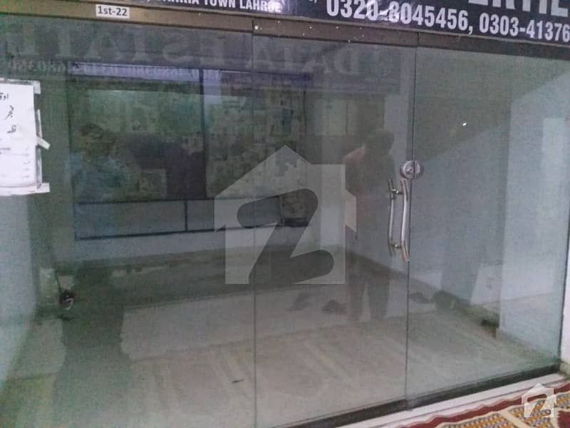 1st FLOOR SHOP AVAILABLE FOR SALE IN OVERSEAS A BAHRIA TOWN LAHORE
