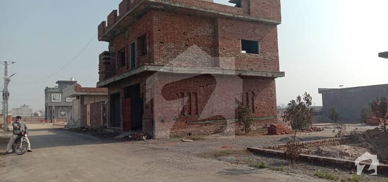 5 Marla House Corner Grey Structure House For Sale  Al Khali Town Main Gt Road Kala Shah Khau  Near  SA Garden For Sale