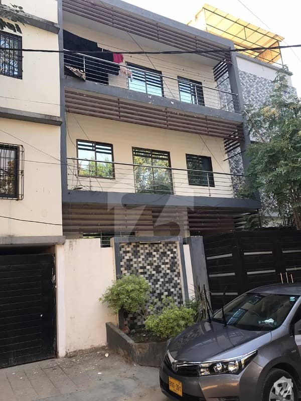 4BED DD BRAND NEW 1st FLOOR PORTION FOR RENT AT PECHS BLOCK 2