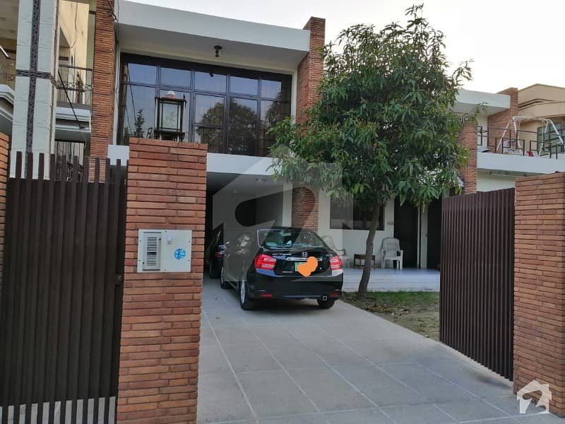 1 Kanal Double Story Facing Park Lavish House Available For Sale In Canal View Lahore