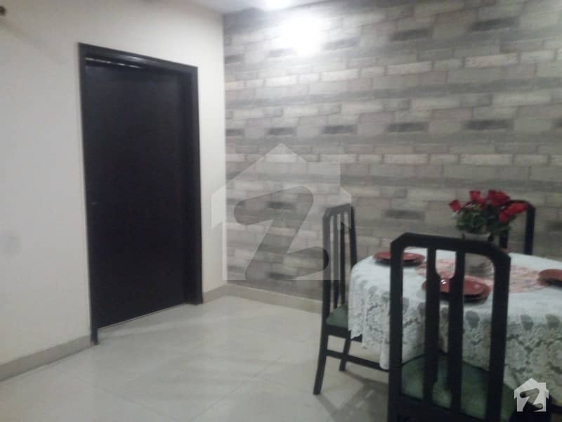 1 BED FURNISHED FLAT WITH TV LOUNGE AVAILABLE IN SECTOR B BAHRIA TOWN LAHORE