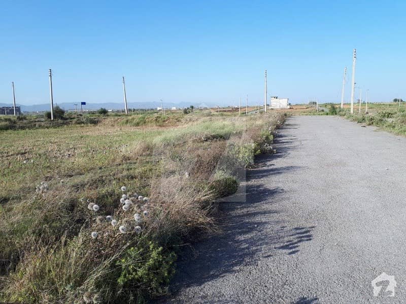 8 Marla Level Plot On Back Of Double Road For Sale