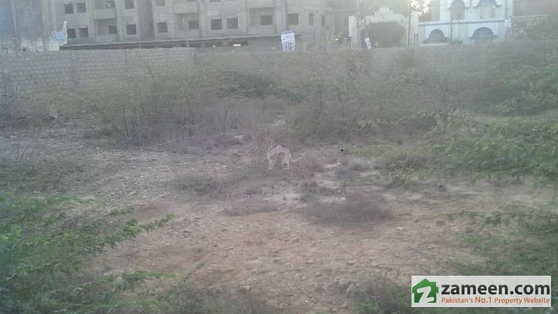 Main 100 Ft. Road 240 Yards Plot West Open For Sale In Malik Society 16-A
