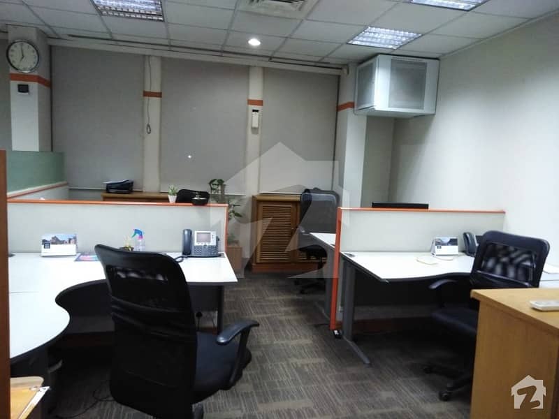 Fully Furnished Corporate Office Building Is Available Rent With Boundary Walls