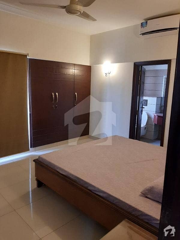 Fully Furnished 3 Bed Flat In One Of The Best Buildings Of Karachi