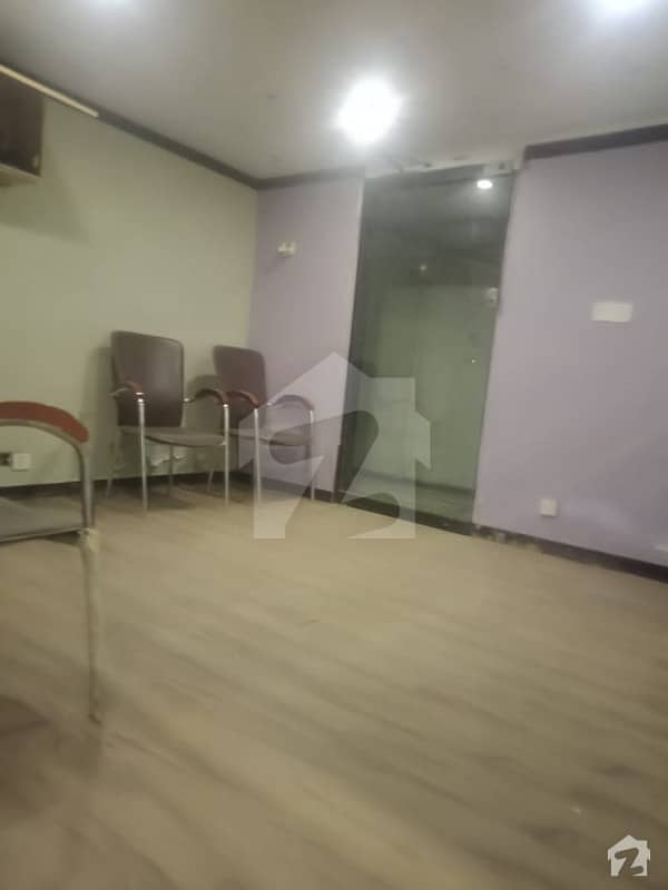 Defence  Small Nishat 660 Square Feet Mezzanine Corner Furnished Office For Sale