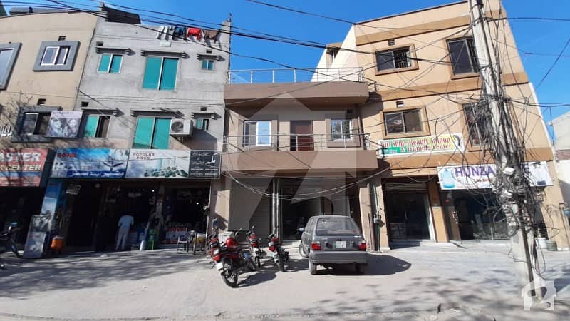 Estate Lines Offers 3 Marla Building Having 2 Shop Plus Three Bedrooms Apartment For Sale