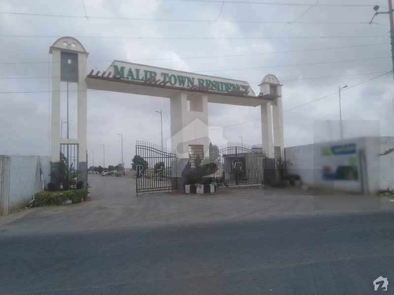 Park Facing West Open Plot 80 Square Yards For Sale Malir Town