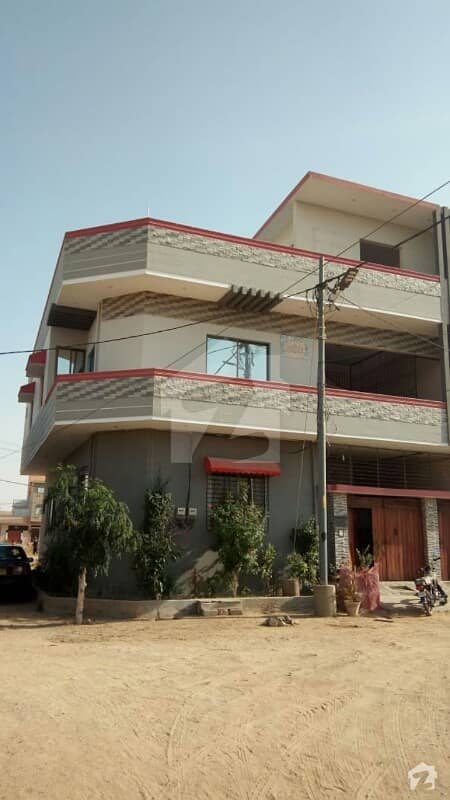 گلشنِ معمار - سیکٹر کیو گلشنِ معمار گداپ ٹاؤن کراچی میں 6 کمروں کا 8 مرلہ مکان 1.7 کروڑ میں برائے فروخت۔