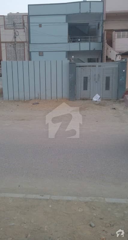 Ground Plus 1 House For Sale With Extra Land 120 Feet Road Facing,24 Hours Electricity & Water Supply,kda Leased Clear Complete File Good Location North Karachi Sector 9