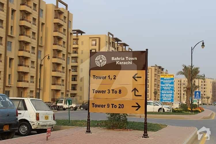بحریہ ٹاؤن کراچی کراچی میں 2 کمروں کا 4 مرلہ فلیٹ 43 لاکھ میں برائے فروخت۔
