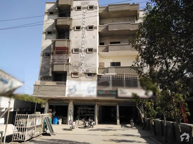 940 Feet Flat  Floor For Sale In Khursheed Town Apartment  Hala Naka
