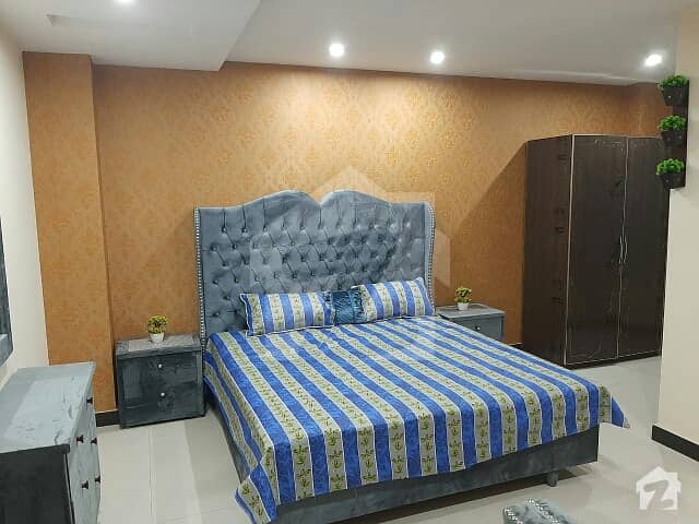 Single Bed Fully Furnished Apartment For Rent In Bahria Town Facing Eiffel Tower Market Park Mosque School