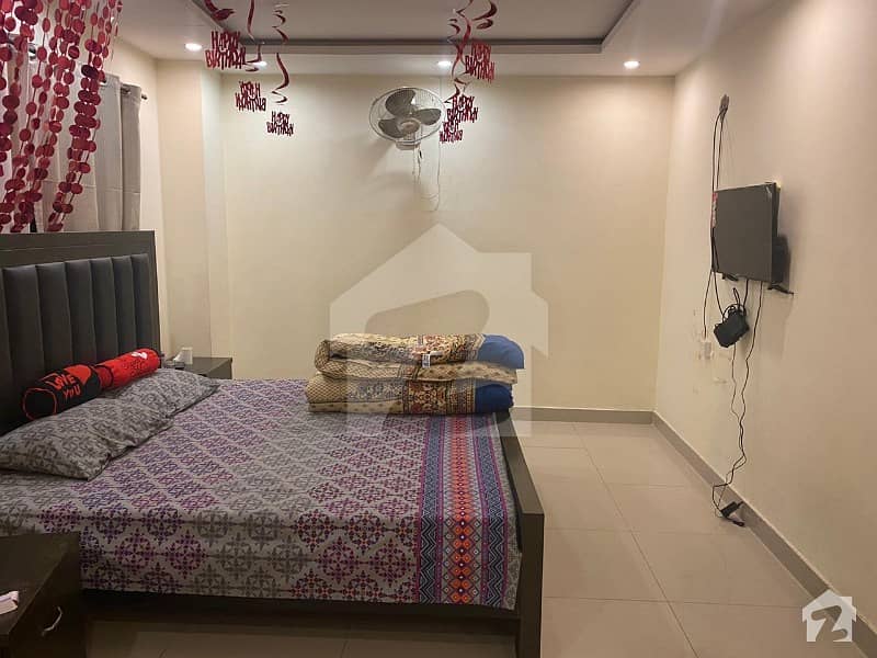 Fully Furnished Double Bed Corner Apartment Civic Center Bahria Town ISB Available For Rent