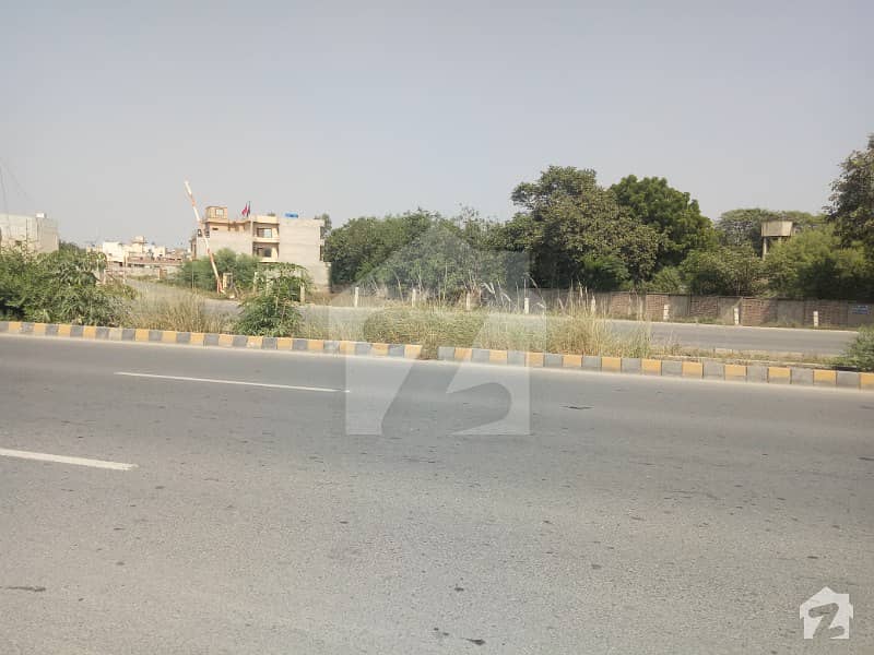 Best 23 Marla Paid Corner On Main Motorway Link Abdul Sattar Eidhi Road 110 Feet Road Semi Commercial Plot For Sale