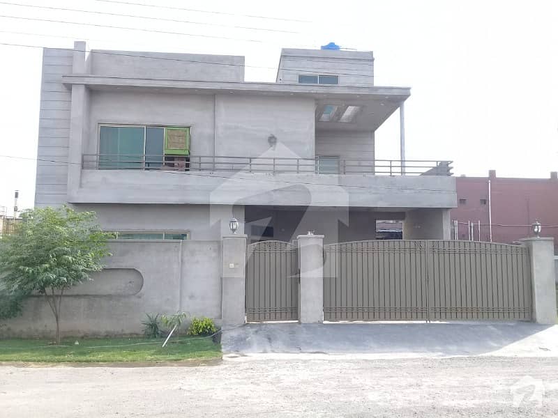 Double Storey Grey Structure Beautiful House For Sale Facing Park