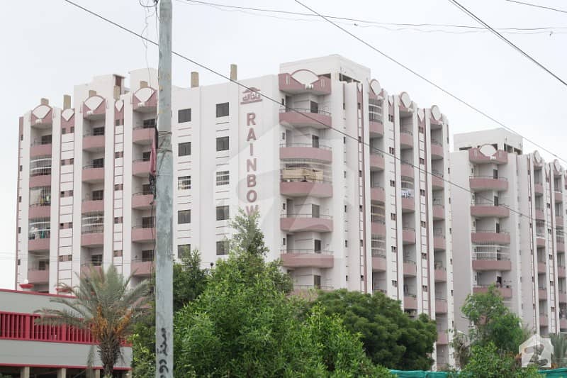 رین بو ٹاورز اینڈ شاپنگ مال گلشنِ معمار گداپ ٹاؤن کراچی میں 2 کمروں کا 5 مرلہ فلیٹ 55 لاکھ میں برائے فروخت۔