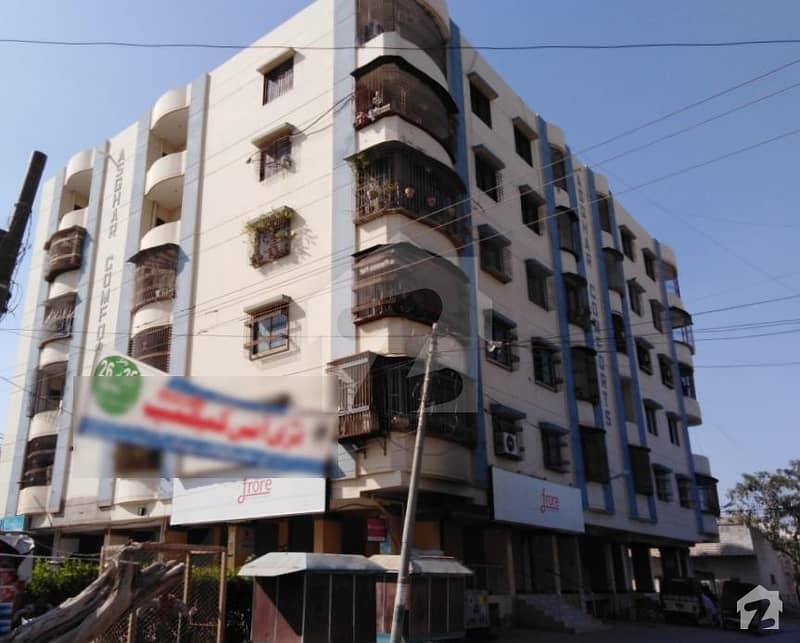 1150 sq feet Flat for sale Available at Latifabad no 2 Main Road Appertment