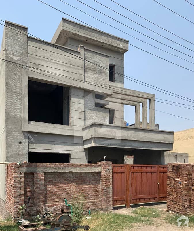 8 Marla Brand New Gray Structure Double Storey House For Sale