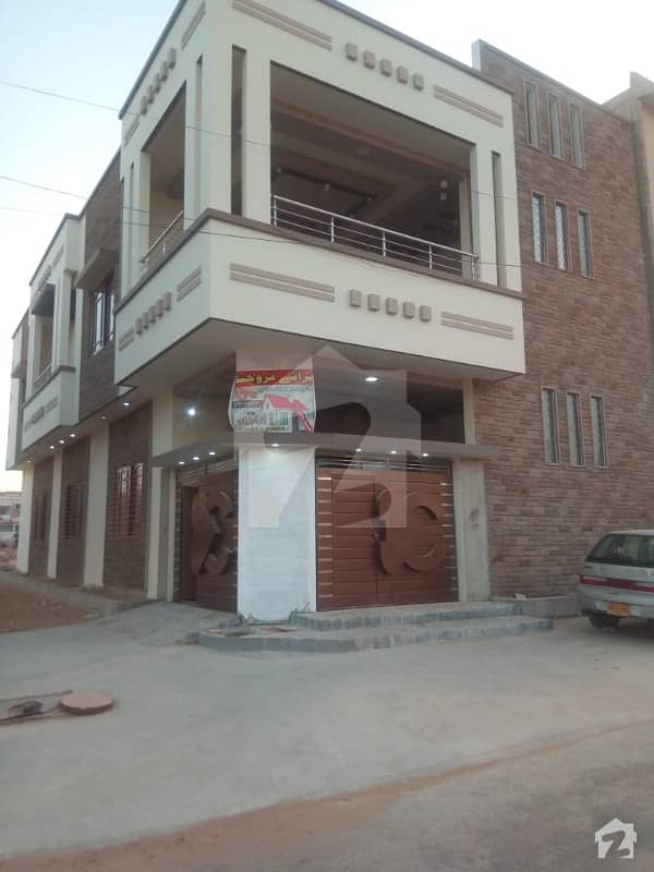 گلشنِ معمار - سیکٹر ایکس گلشنِ معمار گداپ ٹاؤن کراچی میں 6 کمروں کا 8 مرلہ مکان 2.45 کروڑ میں برائے فروخت۔