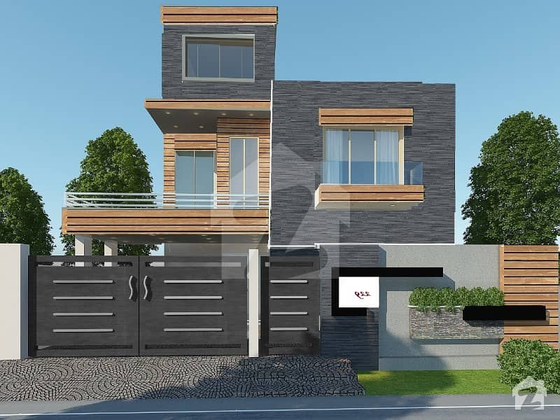 10 Marla 3 Floors Gray Structure House For Sale