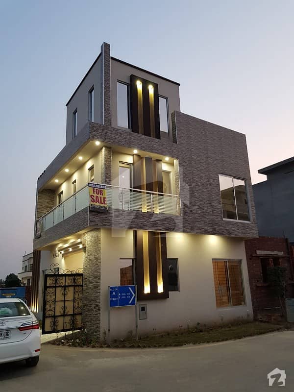 3 Marla Brand New Corner House Is Available For Sale In Al Kabir Town In Economical Rate  Outclass Location